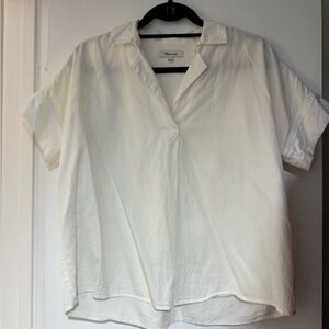 Madewell White Button Down Shirt